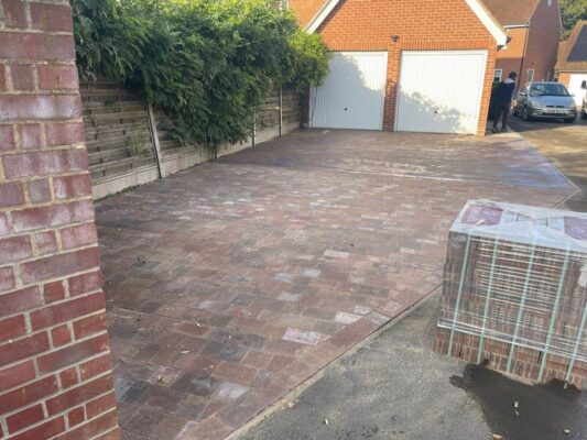 block paved tegula driveway colchester 06